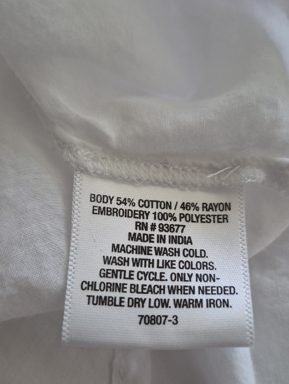 a.n.a White Off-Shoulder Eyelet Ruffle Top - Picture 3 of 4